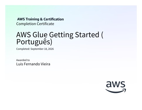 Certificado AWS Glue Getting Started